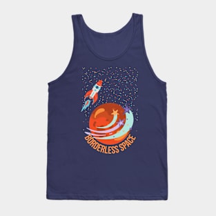 Borderless space Tank Top